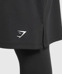 DAMES Gymshark Bedekkende Sportkleding|Leggings*2 in 1 High Waisted Skirt Leggings
