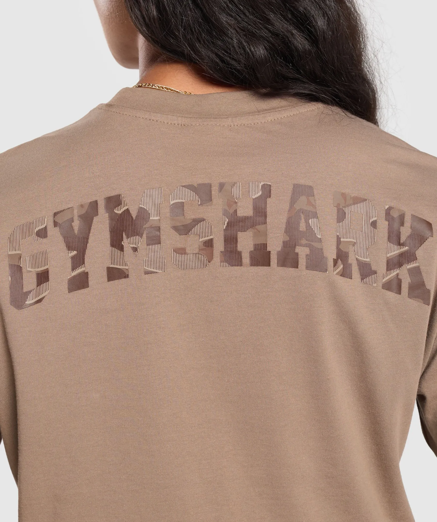 DAMES Gymshark T-shirts*Adapt Camo Graphic Oversized Top