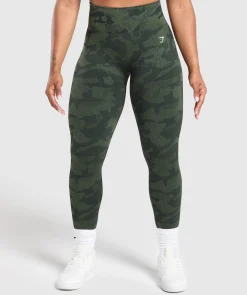 DAMES Gymshark Bedekkende Sportkleding|Leggings*Adapt Camo Seamless Leggings