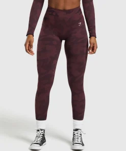 DAMES Gymshark Leggings|Hoog Getailleerd*Adapt Camo Seamless Leggings