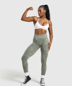 DAMES Gymshark Leggings|Hoog Getailleerd*Adapt Camo Seamless Leggings