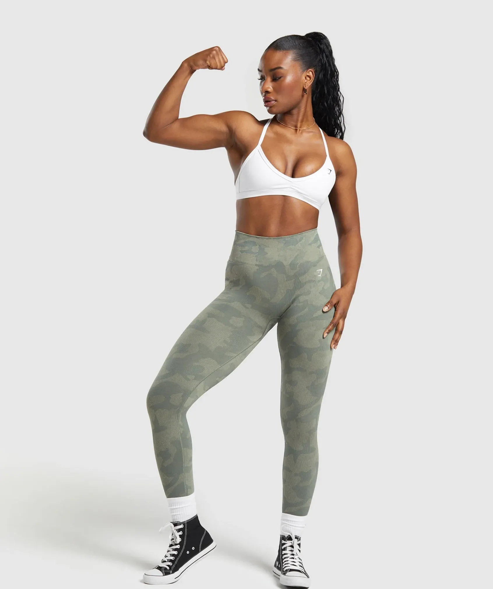 DAMES Gymshark Leggings|Hoog Getailleerd*Adapt Camo Seamless Leggings