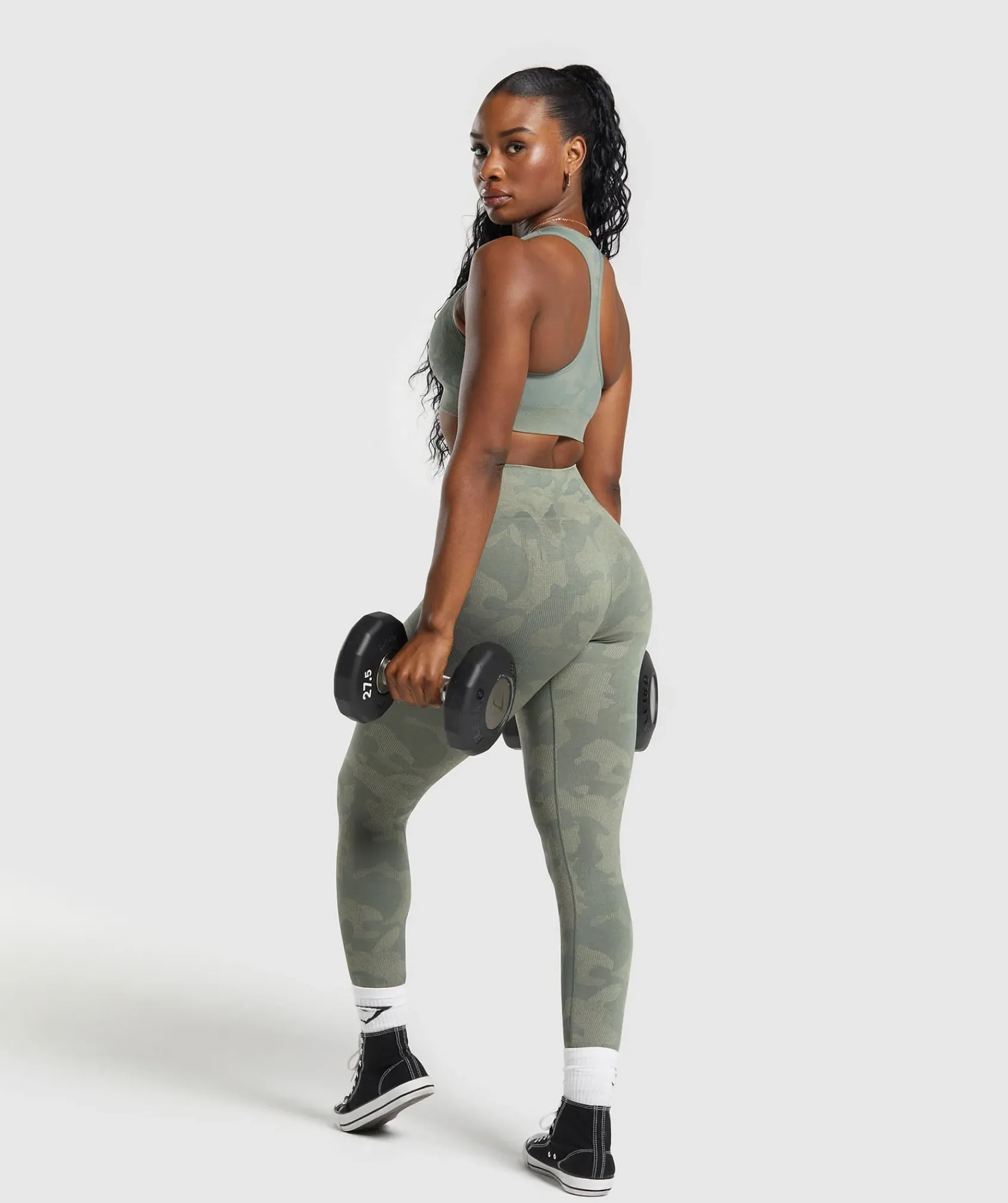 DAMES Gymshark Leggings|Hoog Getailleerd*Adapt Camo Seamless Leggings