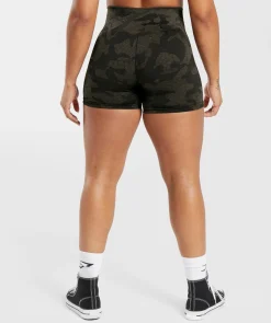 DAMES Gymshark Shorts*Adapt Camo Seamless Ribbed Shorts