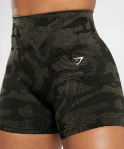 DAMES Gymshark Shorts*Adapt Camo Seamless Ribbed Shorts