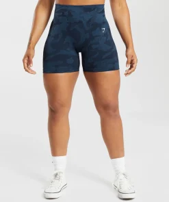 DAMES Gymshark Shorts*Adapt Camo Seamless Ribbed Shorts