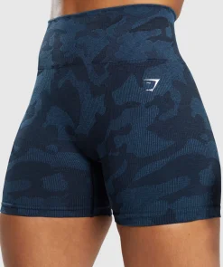 DAMES Gymshark Shorts*Adapt Camo Seamless Ribbed Shorts