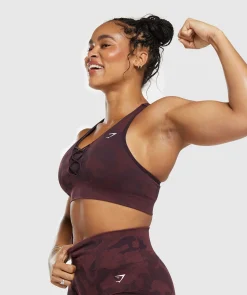 DAMES Gymshark Sport-bh's*Adapt Camo Seamless Sports Bra