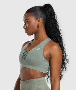 DAMES Gymshark Sport-bh's*Adapt Camo Seamless Sports Bra