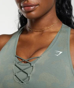 DAMES Gymshark Sport-bh's*Adapt Camo Seamless Sports Bra