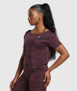DAMES Gymshark T-shirts*Adapt Camo Seamless T-Shirt