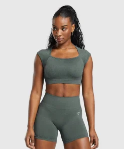 DAMES Gymshark Croptops|T-shirts*Adapt Fleck Seamless Crop Top