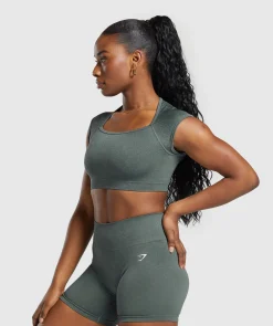 DAMES Gymshark Croptops|T-shirts*Adapt Fleck Seamless Crop Top