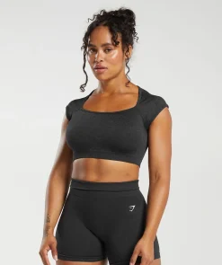 DAMES Gymshark Croptops|T-shirts*Adapt Fleck Seamless Crop Top