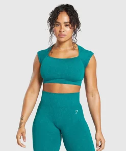 DAMES Gymshark Croptops|T-shirts*Adapt Fleck Seamless Crop Top