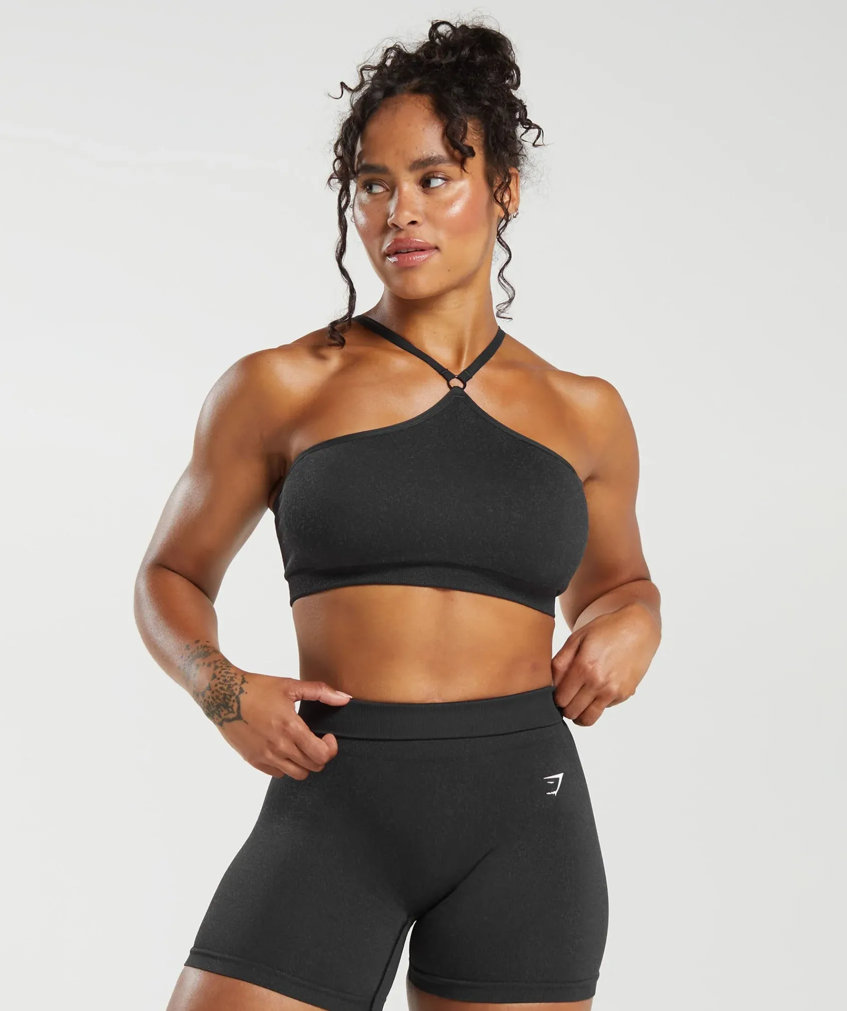 DAMES Gymshark Sport-bh's*Adapt Fleck Seamless Halterneck Bralette