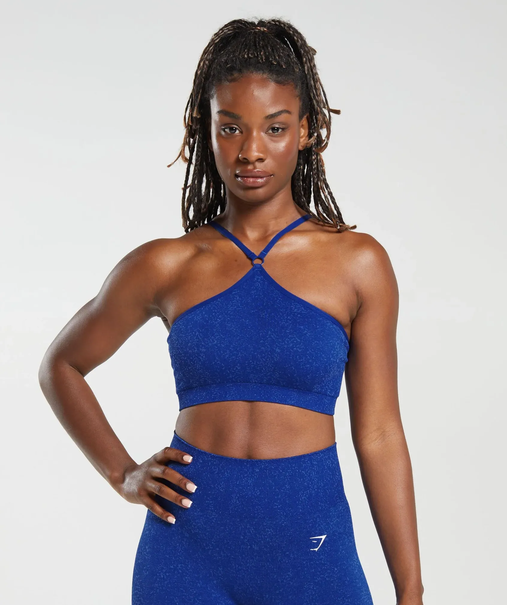 DAMES Gymshark Sport-bh's*Adapt Fleck Seamless Halterneck Bralette