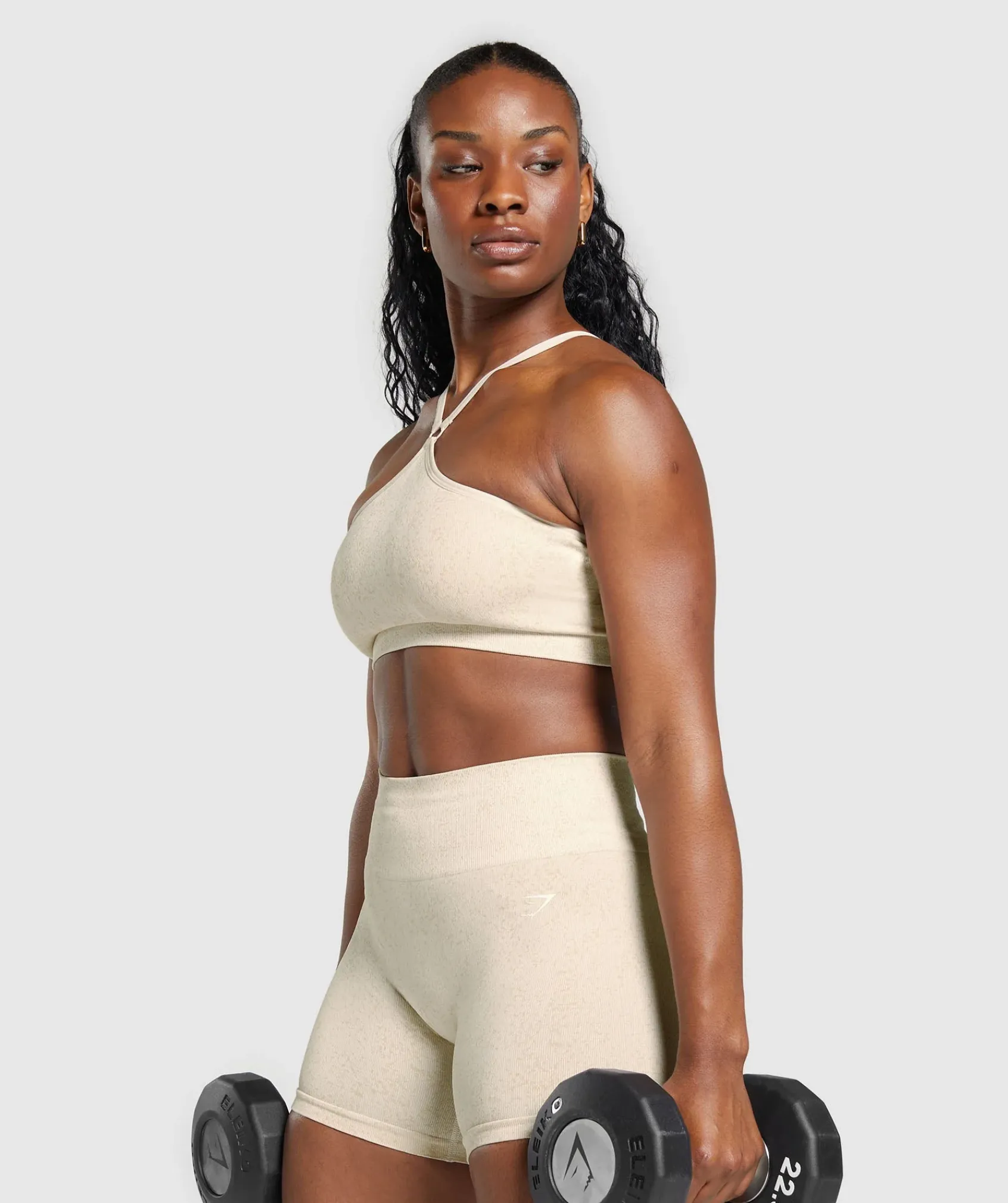 DAMES Gymshark Sport-bh's*Adapt Fleck Seamless Halterneck Bralette