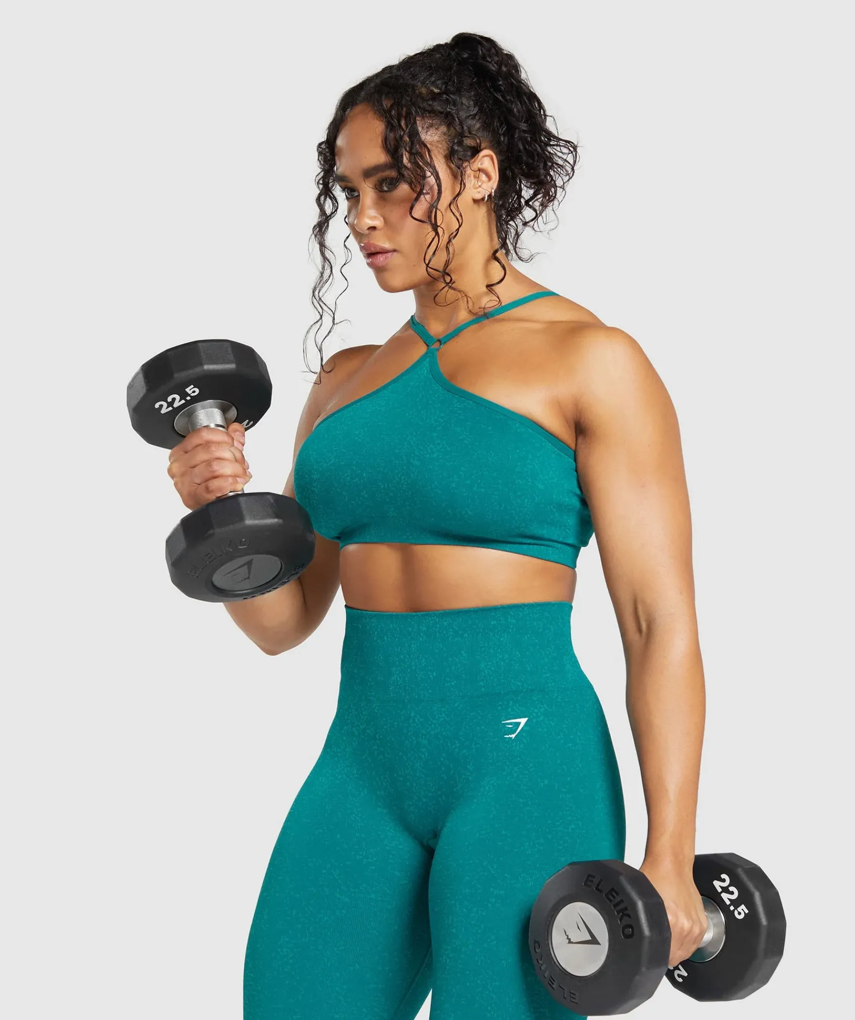 DAMES Gymshark Sport-bh's*Adapt Fleck Seamless Halterneck Bralette