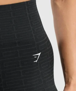DAMES Gymshark Leggings|Zwarte Leggings*Adapt Monogram Seamless Leggings