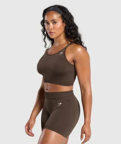 DAMES Gymshark Croptops|Tanktops*Adapt Monogram Seamless Midi Tank