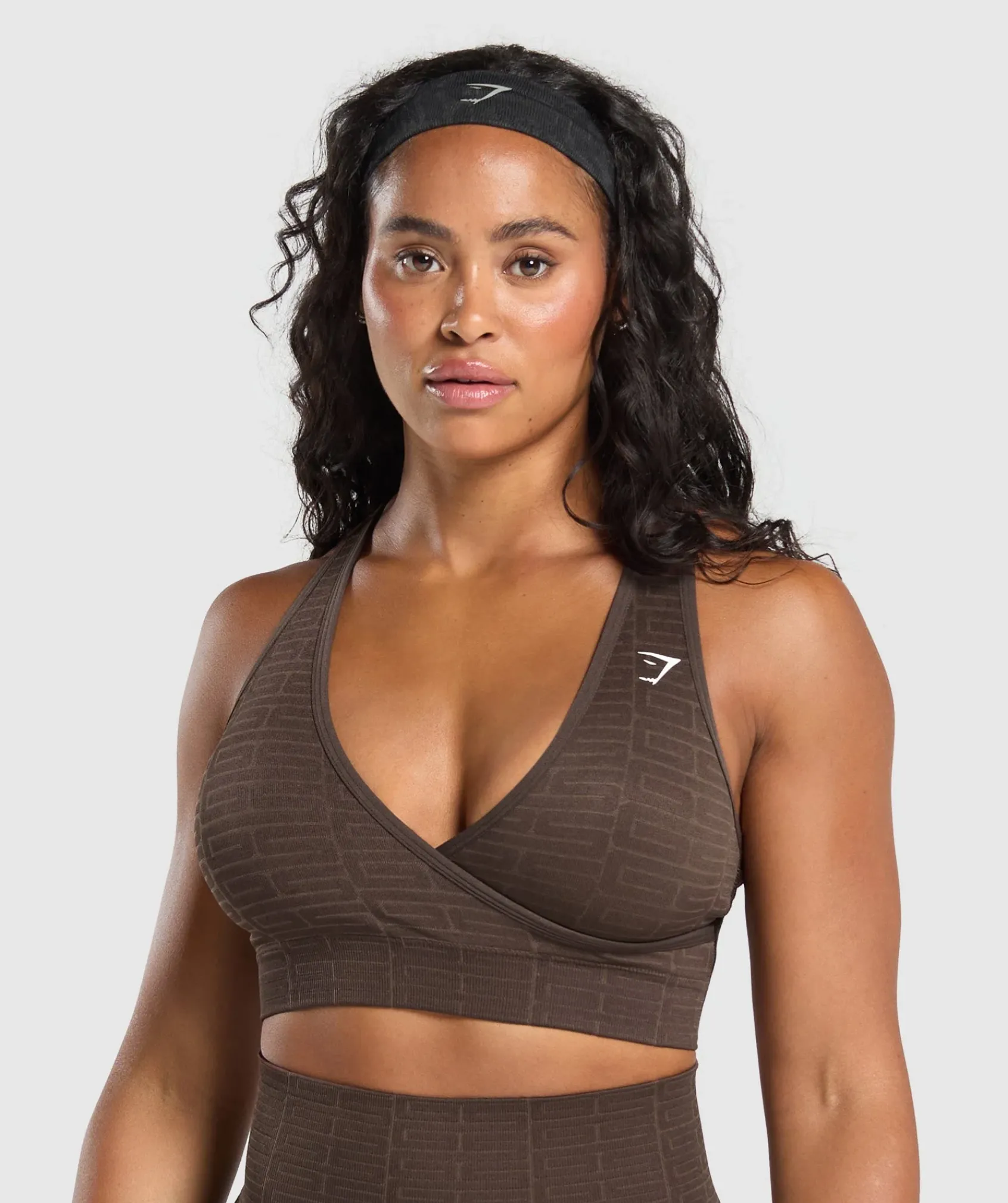 DAMES Gymshark Sport-bh's*Adapt Monogram Seamless Sports Bra