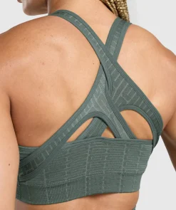 DAMES Gymshark Sport-bh's*Adapt Monogram Seamless Sports Bra
