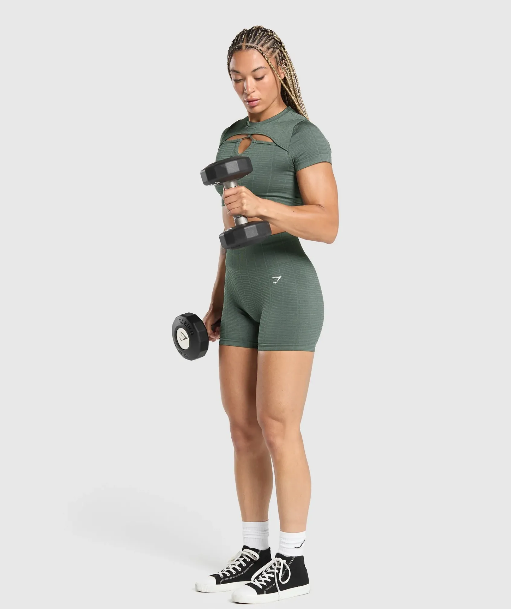 DAMES Gymshark Shorts*Adapt Monogram Seamless Shorts