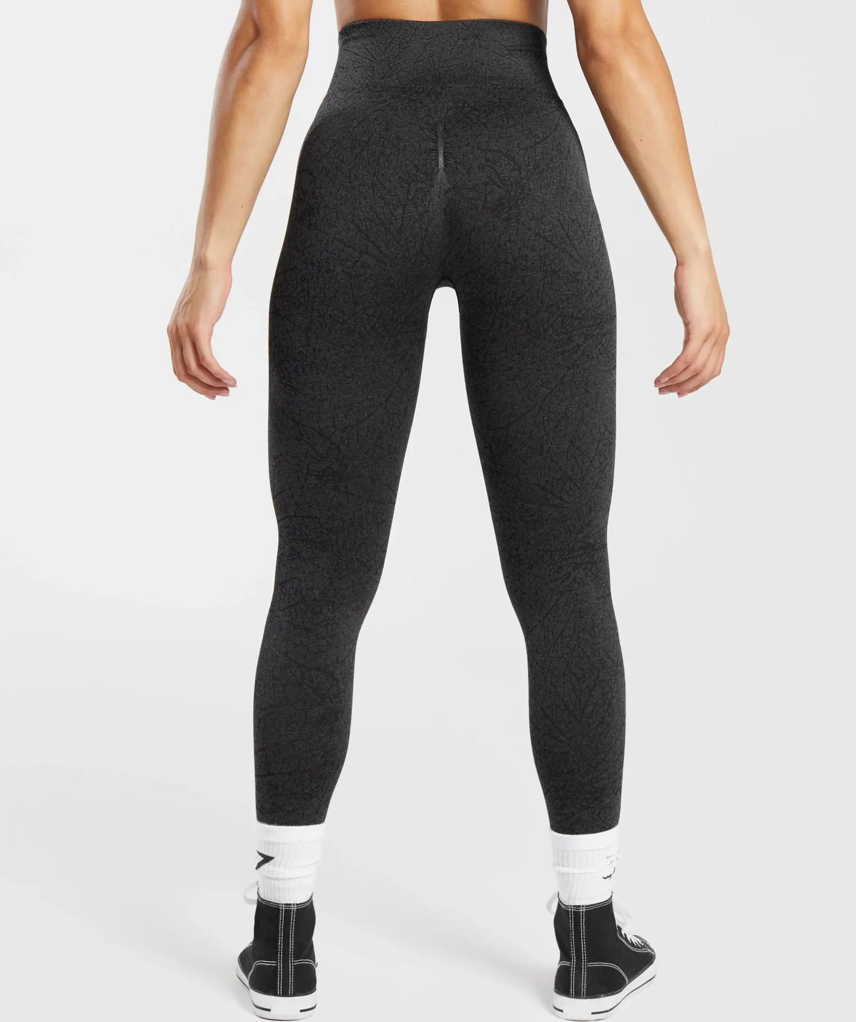 DAMES Gymshark Leggings|Zwarte Leggings*Adapt Pattern Seamless Leggings