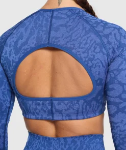 DAMES Gymshark Croptops|T-shirts*Adapt Safari Long Sleeve Crop Top