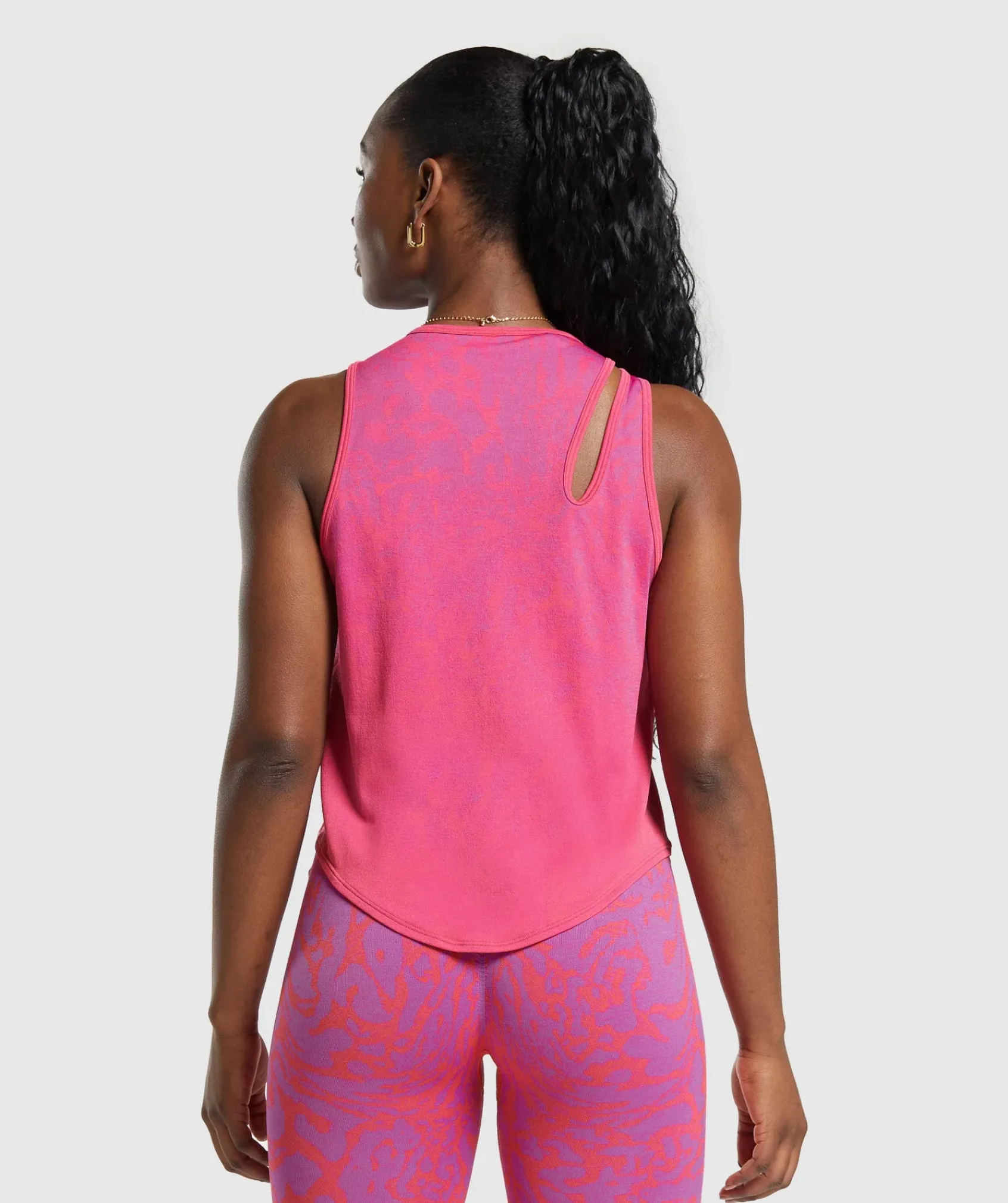 DAMES Gymshark Tanktops|T-shirts*Adapt Safari Seamless Drop Arm Faded Tank