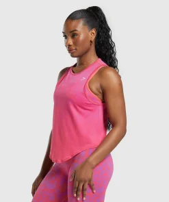 DAMES Gymshark Tanktops|T-shirts*Adapt Safari Seamless Drop Arm Faded Tank