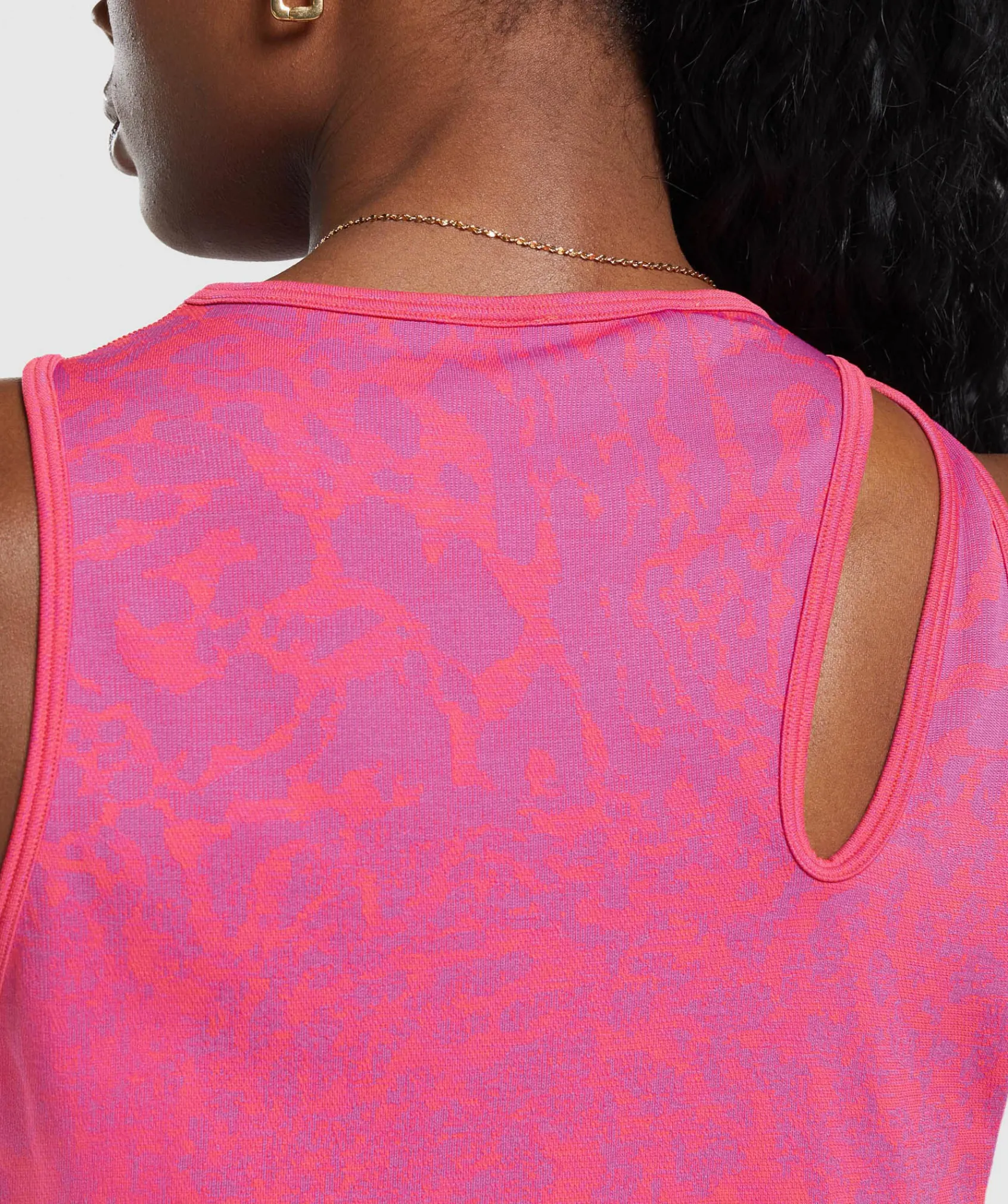 DAMES Gymshark Tanktops|T-shirts*Adapt Safari Seamless Drop Arm Faded Tank