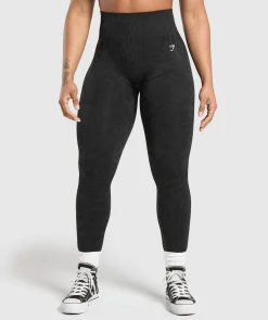 DAMES Gymshark Leggings|Zwarte Leggings*Adapt Safari Seamless Leggings