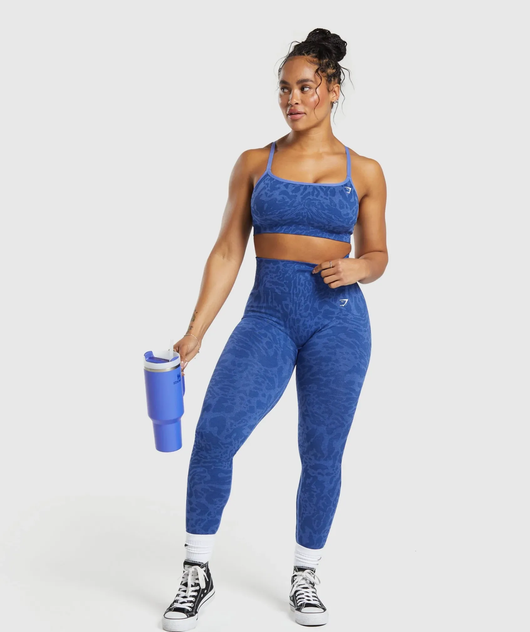 DAMES Gymshark Sport-bh's*Adapt Safari Seamless Sports Bra