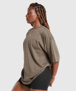 DAMES Gymshark T-shirts*American Muscle Oversized T-Shirt