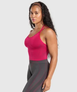 DAMES Gymshark Tanktops*Apex Contrast Tank With Shelf