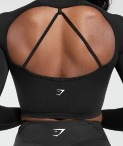 DAMES Gymshark Croptops|T-shirts*Apex Limit Seamless Long Sleeve Crop Top