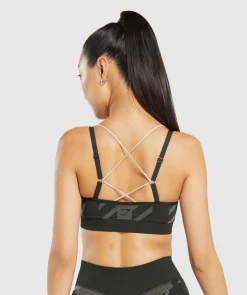 DAMES Gymshark Sport-bh's*Apex Limit Seamless Ruched Sports Bra