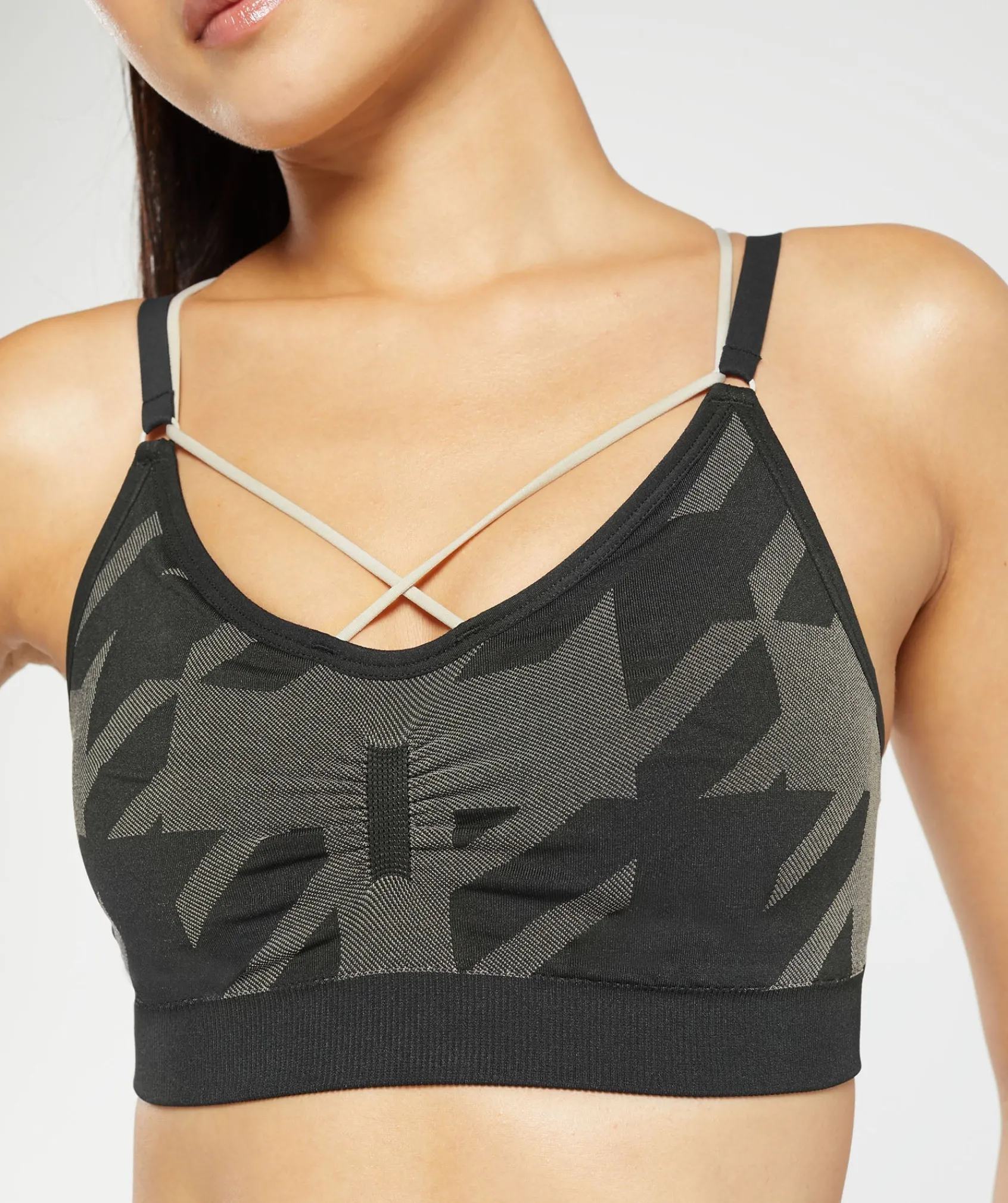 DAMES Gymshark Sport-bh's*Apex Limit Seamless Ruched Sports Bra