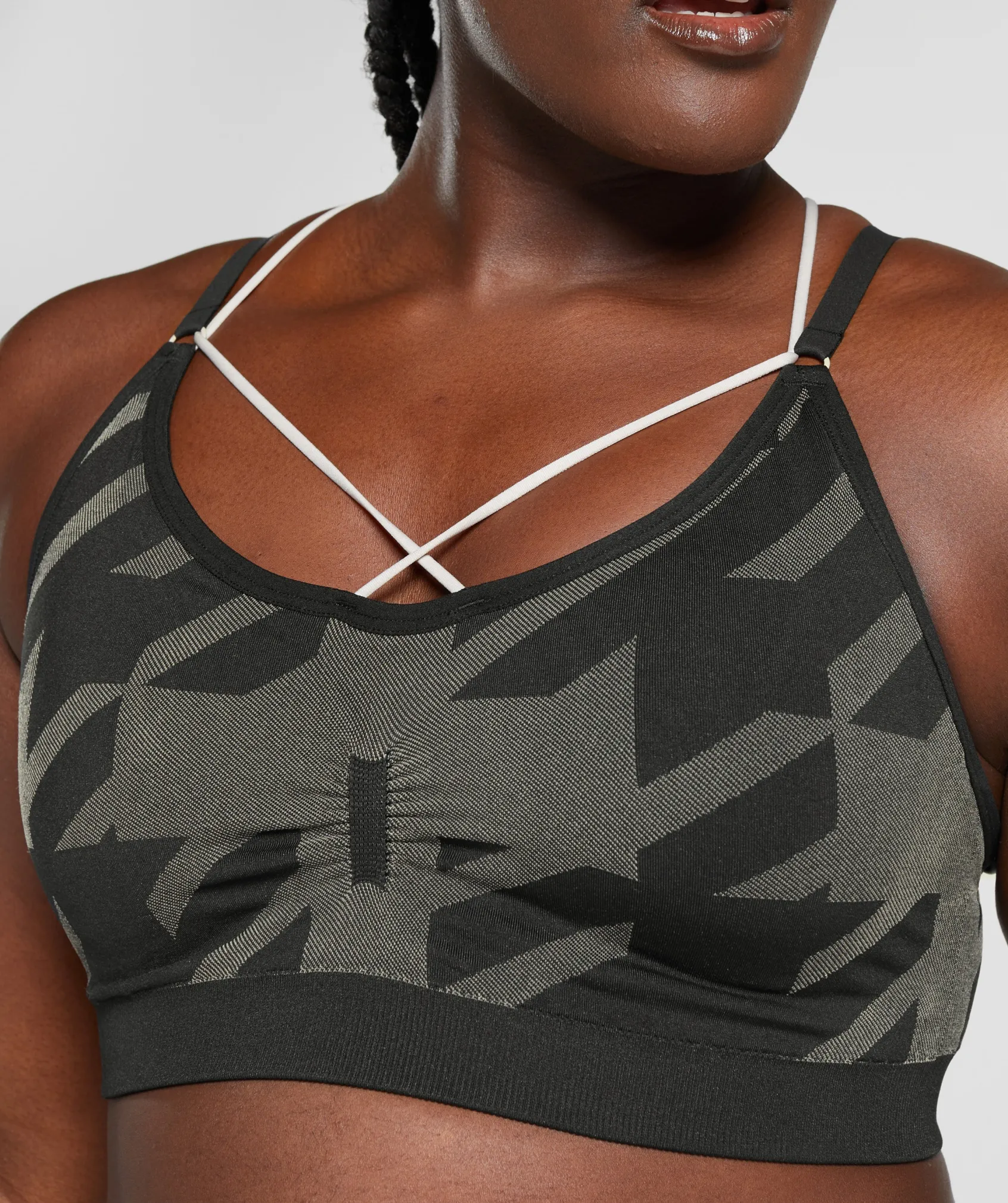 DAMES Gymshark Sport-bh's*Apex Limit Seamless Ruched Sports Bra