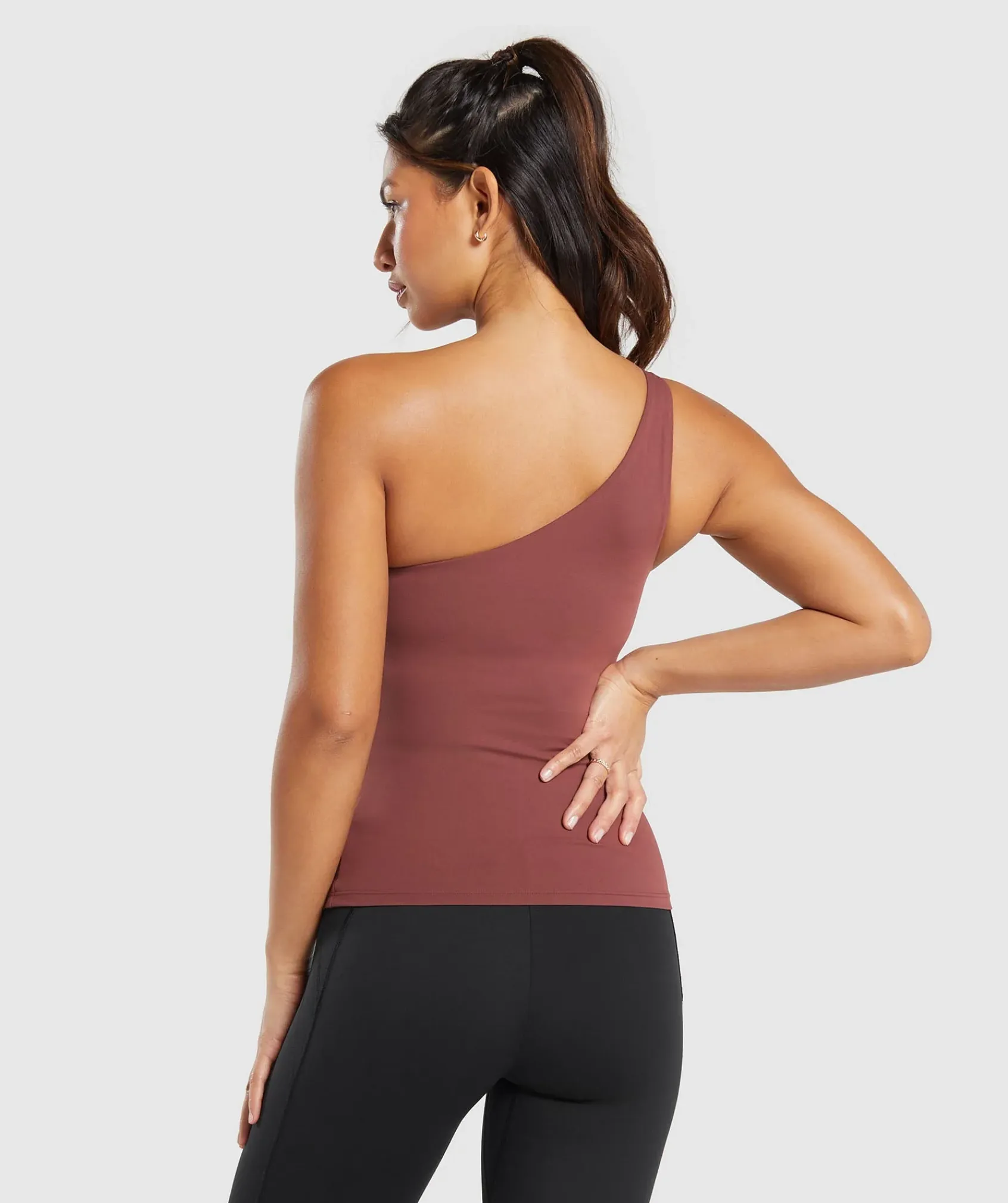 DAMES Gymshark Tanktops|T-shirts*Asymmetric Shelf Tank