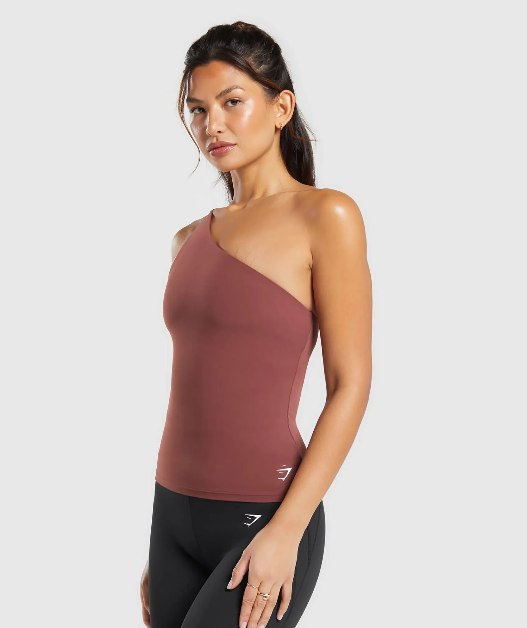 DAMES Gymshark Tanktops|T-shirts*Asymmetric Shelf Tank