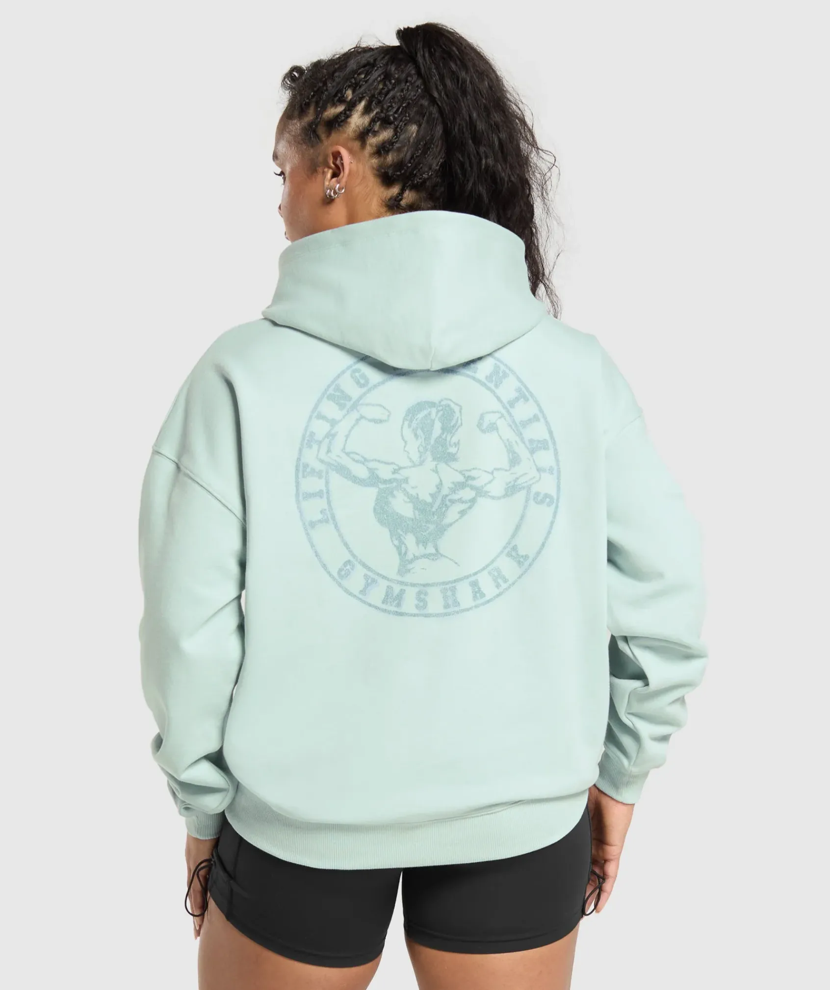 DAMES Gymshark Hoodies & Truien*Back Gains Graphic Hoodie