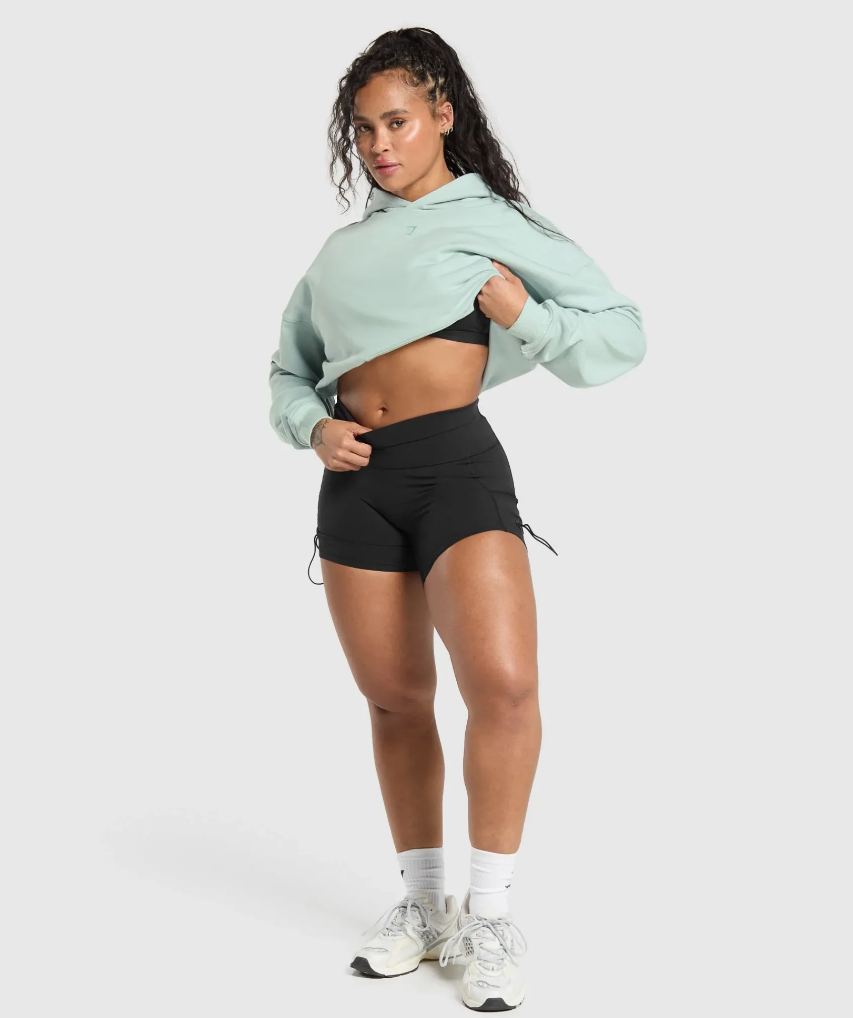 DAMES Gymshark Hoodies & Truien*Back Gains Graphic Hoodie