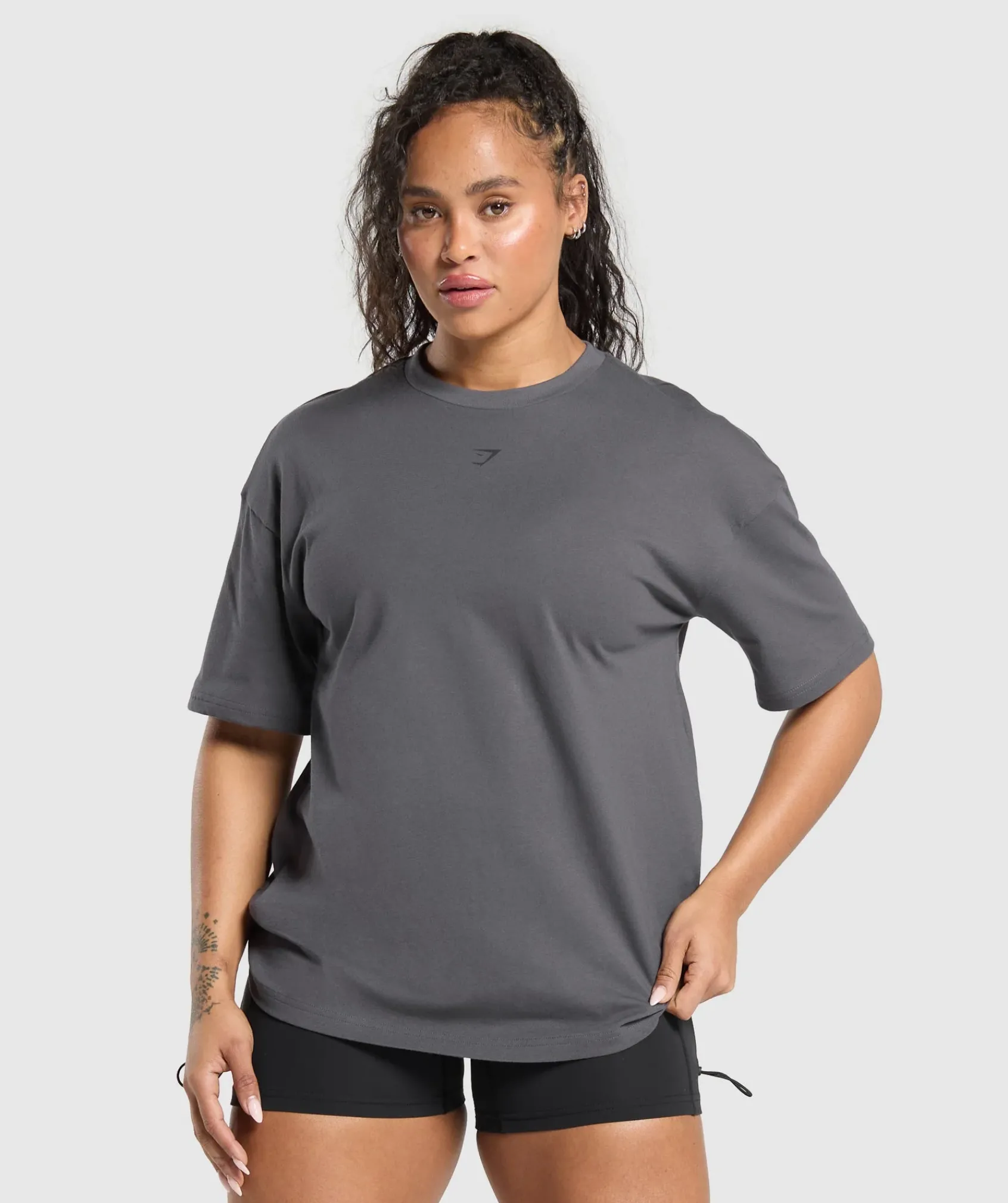 DAMES Gymshark T-shirts*Back Gains Graphic Oversized Tee