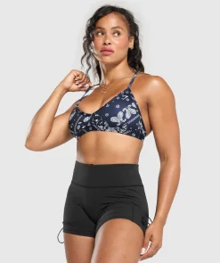 DAMES Gymshark Sport-bh's*Bandana Print Minimal Bra