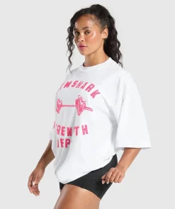DAMES Gymshark T-shirts*Barbell Hearts Oversized T-Shirt