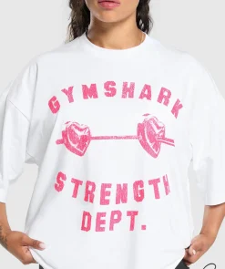 DAMES Gymshark T-shirts*Barbell Hearts Oversized T-Shirt
