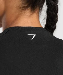 DAMES Gymshark Croptops|T-shirts*Barbell Hearts Seamless Baby Tee